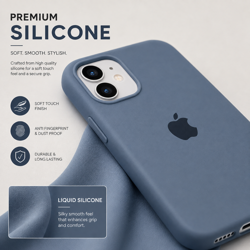 iPhone 12 Silicone Case – Stylish Protective Back Cover