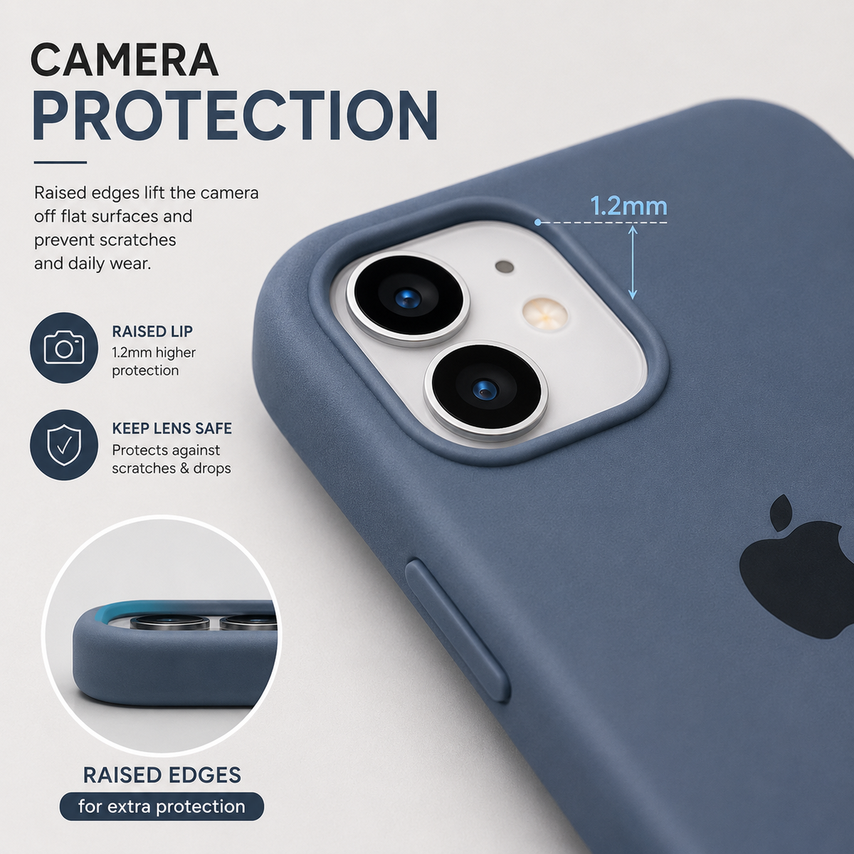 iPhone 12 Silicone Case – Stylish Protective Back Cover