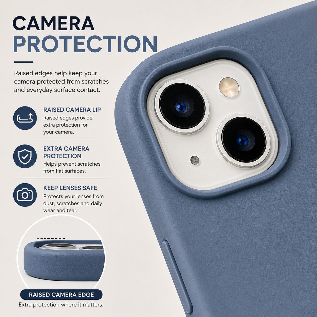 iPhone 13 Silicone Case – Stylish Protective Back Cover
