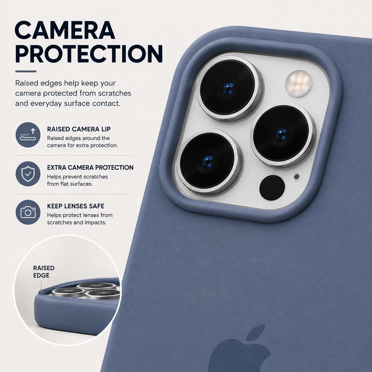 iPhone 14 Pro Max Silicone Case – Stylish Protective Back Cover