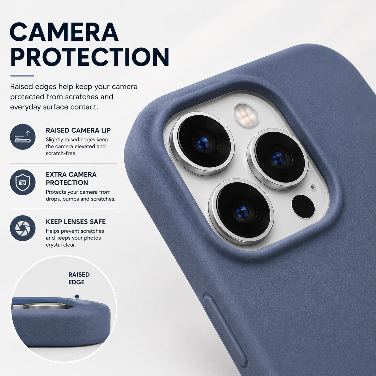 iPhone 14 Pro Silicone Case – Stylish Protective Back Cover