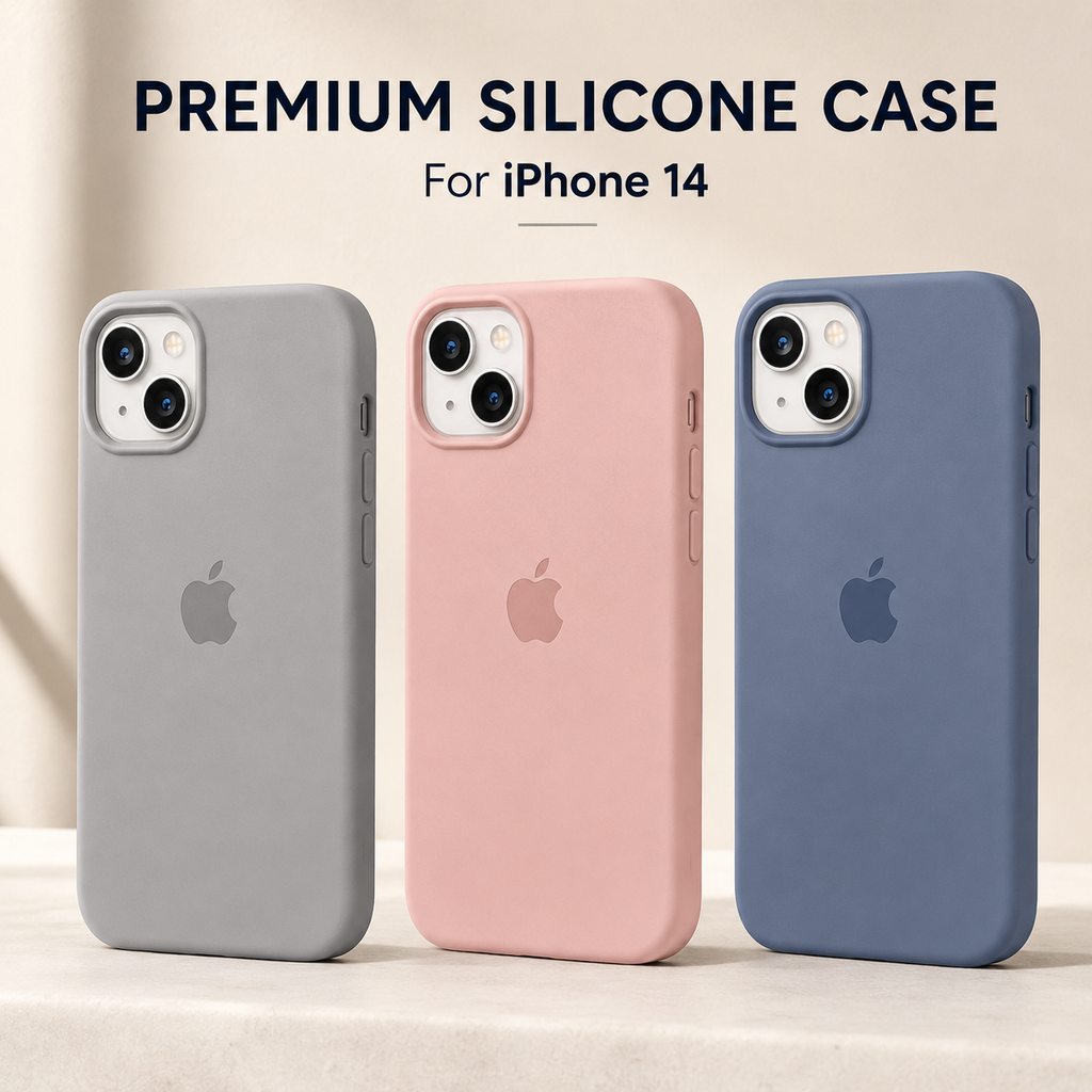 iPhone 14 Silicone Case – Stylish Protective Back Cover