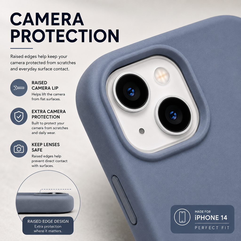 iPhone 14 Silicone Case – Stylish Protective Back Cover
