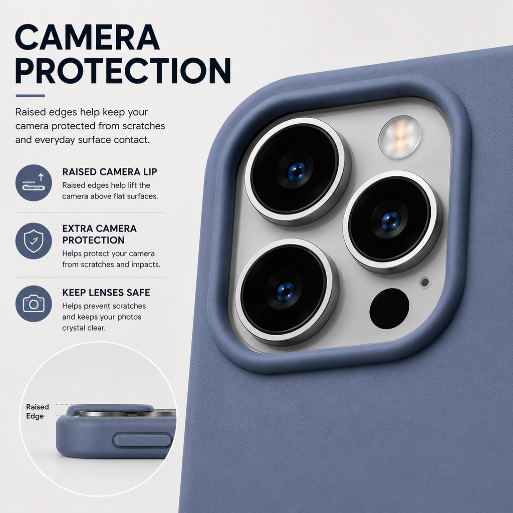 iPhone 15 Pro Silicone Case – Stylish Protective Back Cover