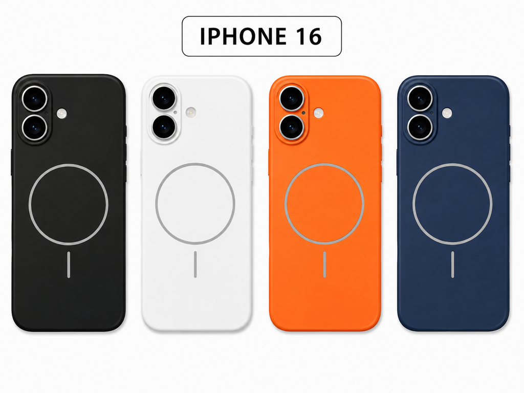 iPhone 16 MagSafe Case – Premium Silicone Protective Back Cover