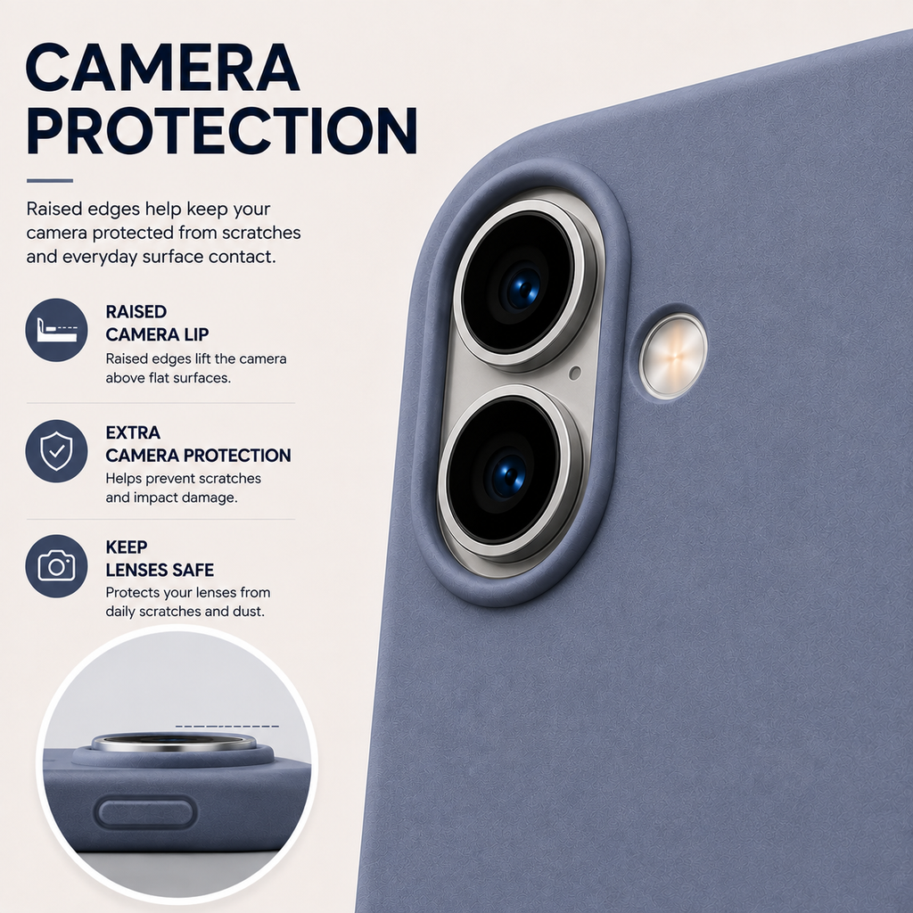 iPhone 16 Plus Silicone Case – Stylish Protective Back Cover