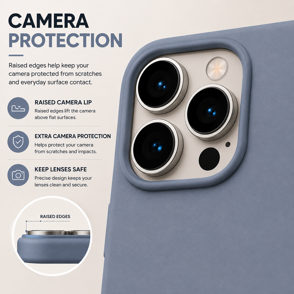 iPhone 16 Pro Max Silicone Case – Stylish Protective Back Cover