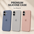 iPhone 16 Silicone Case – Stylish Protective Back Cover